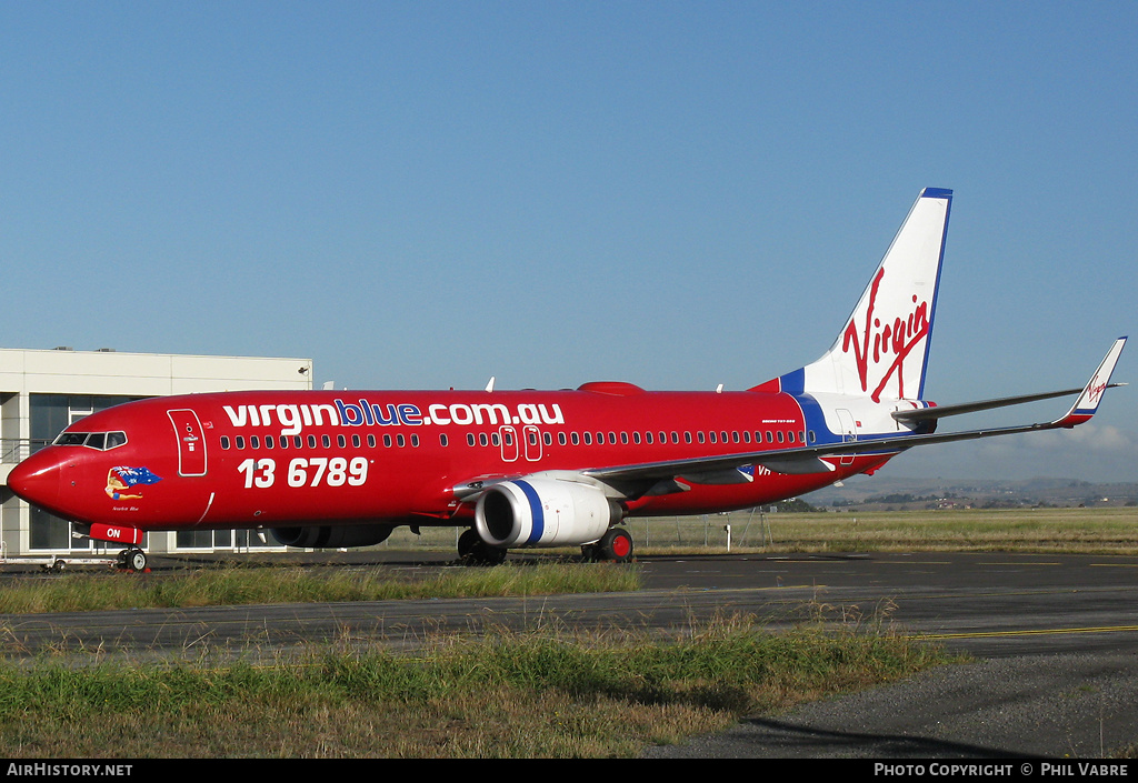 Aircraft Photo of VH-VON | Boeing 737-8FE | Virgin Blue Airlines | AirHistory.net #40384