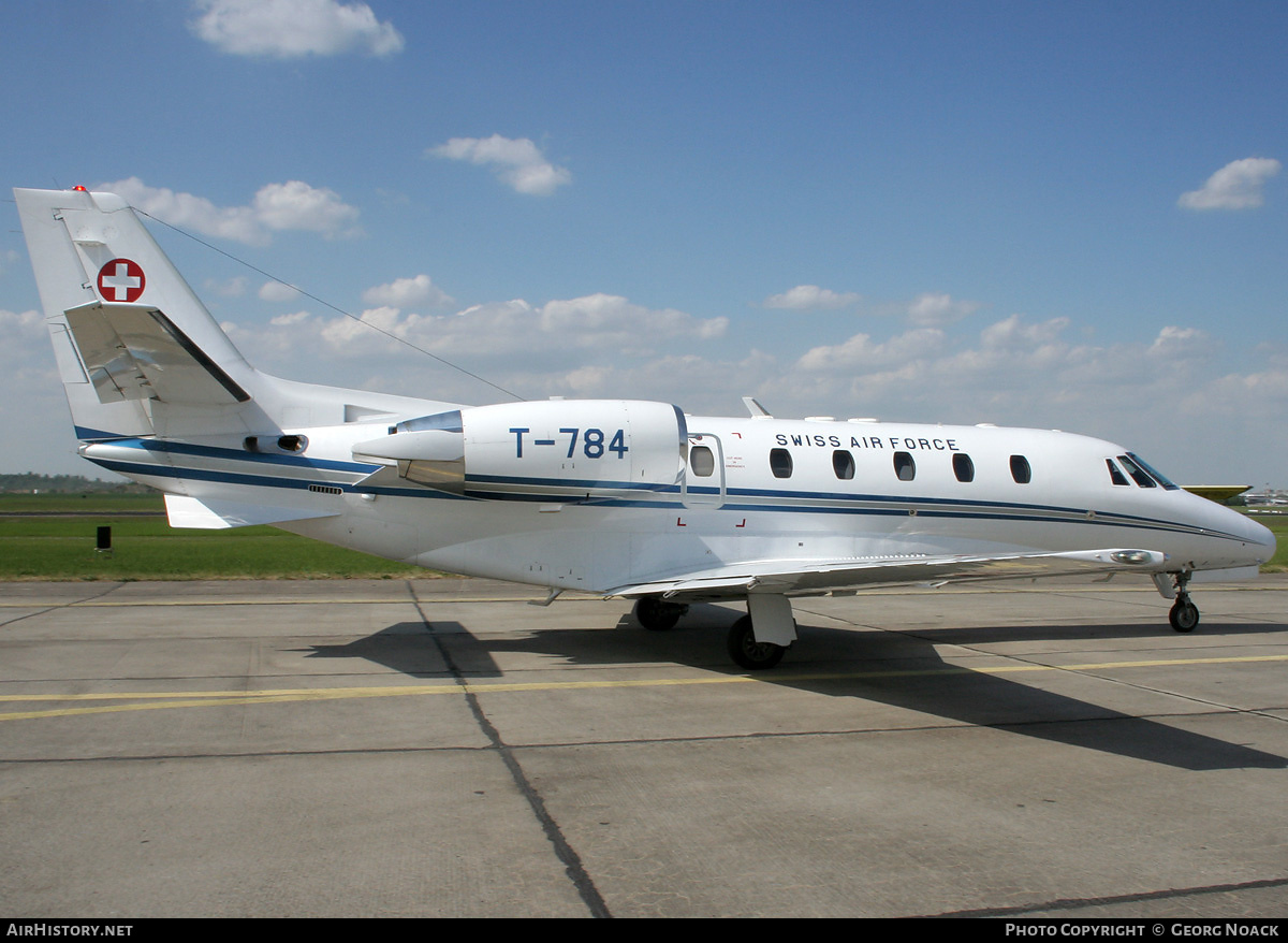 Aircraft Photo of T-784 | Cessna 560XL Citation Excel | Switzerland - Air Force | AirHistory.net #40390