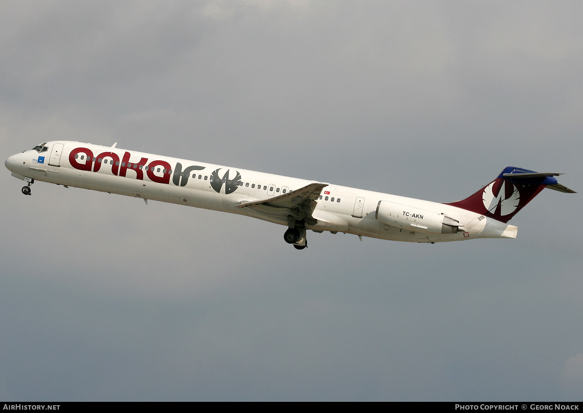 Aircraft Photo of TC-AKN | McDonnell Douglas MD-83 (DC-9-83) | Ankair | AirHistory.net #40392