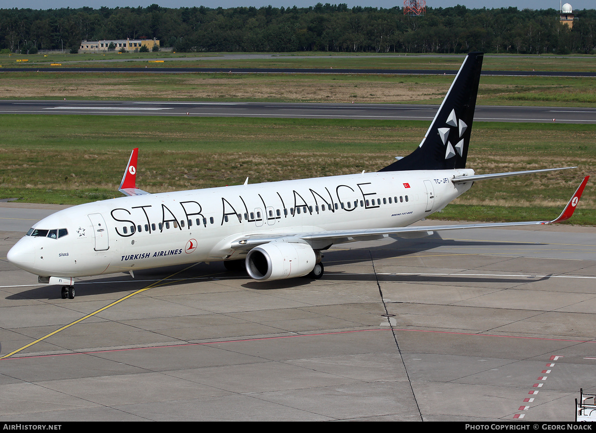 Aircraft Photo of TC-JFI | Boeing 737-8F2 | Turkish Airlines | AirHistory.net #40401