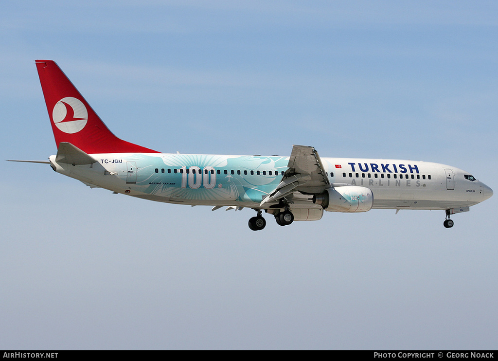 Aircraft Photo of TC-JGU | Boeing 737-8F2 | Turkish Airlines | AirHistory.net #40404