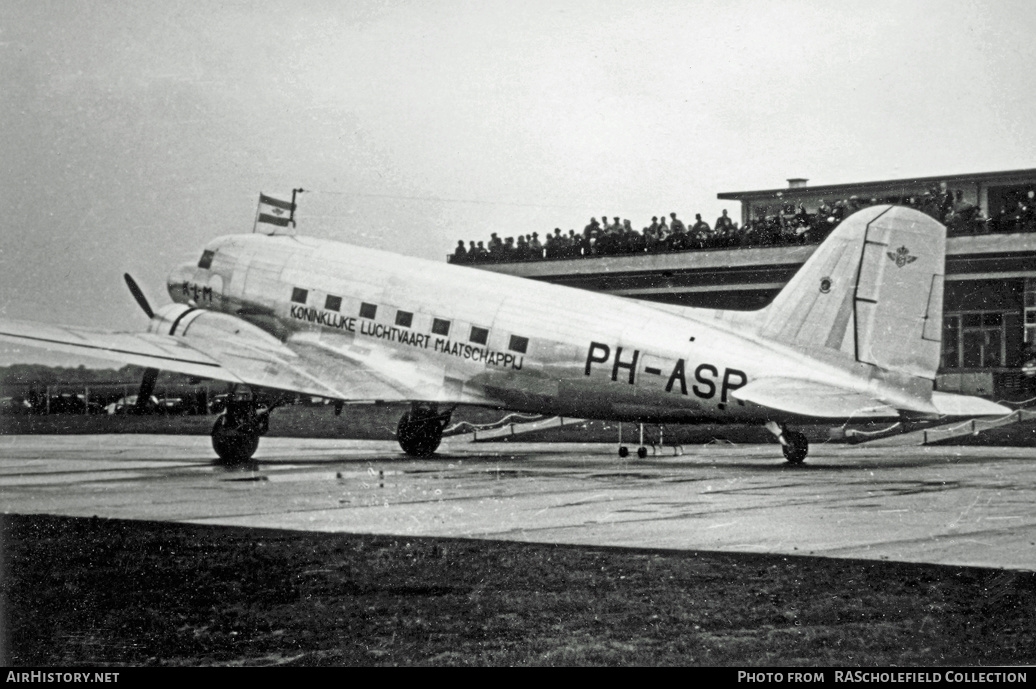 Aircraft Photo of PH-ASR | Douglas DC-3-194F | KLM - Koninklijke Luchtvaart Maatschappij | AirHistory.net #40443