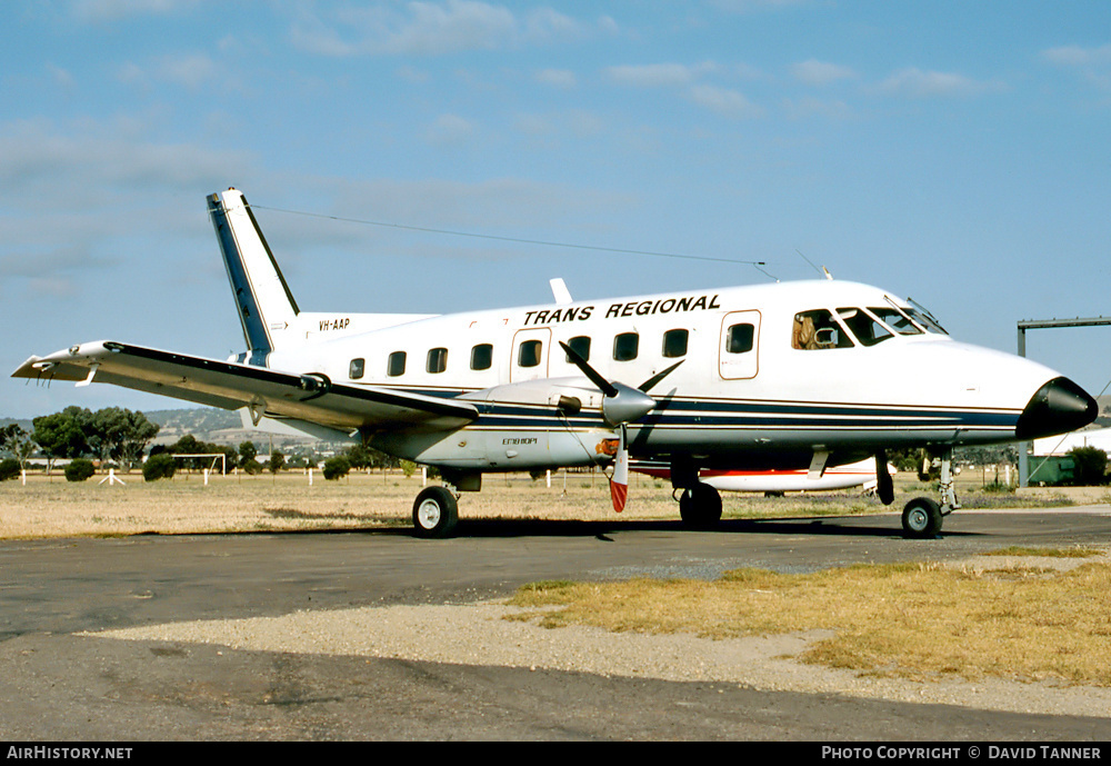 Aircraft Photo of VH-AAP | Embraer EMB-110P1 Bandeirante | Trans Regional | AirHistory.net #40466