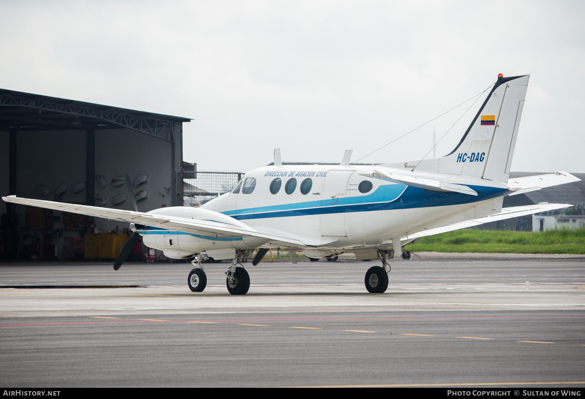 Aircraft Photo of HC-DAG | Beech E90 King Air | Ecuador - Dirección de Aviación Civil | AirHistory.net #40468