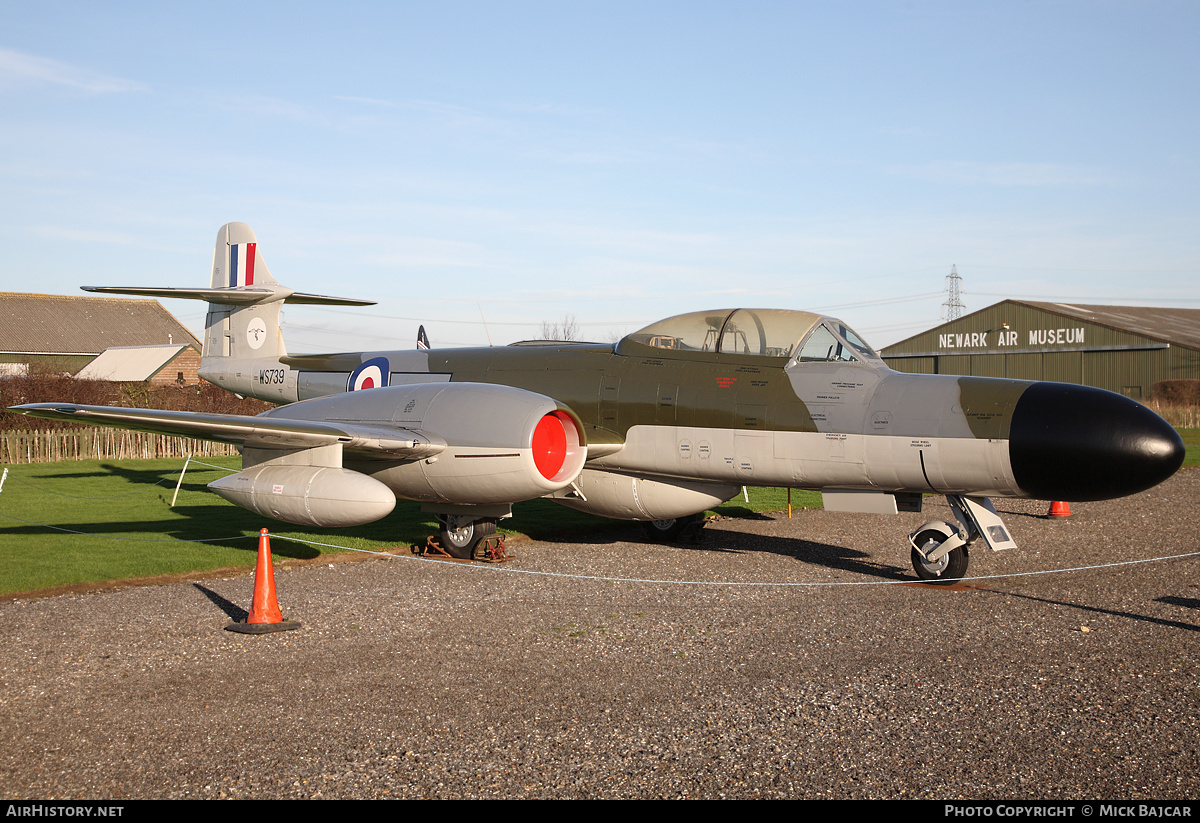 Aircraft Photo of WS739 | Gloster Meteor NF14 | UK - Air Force | AirHistory.net #40476