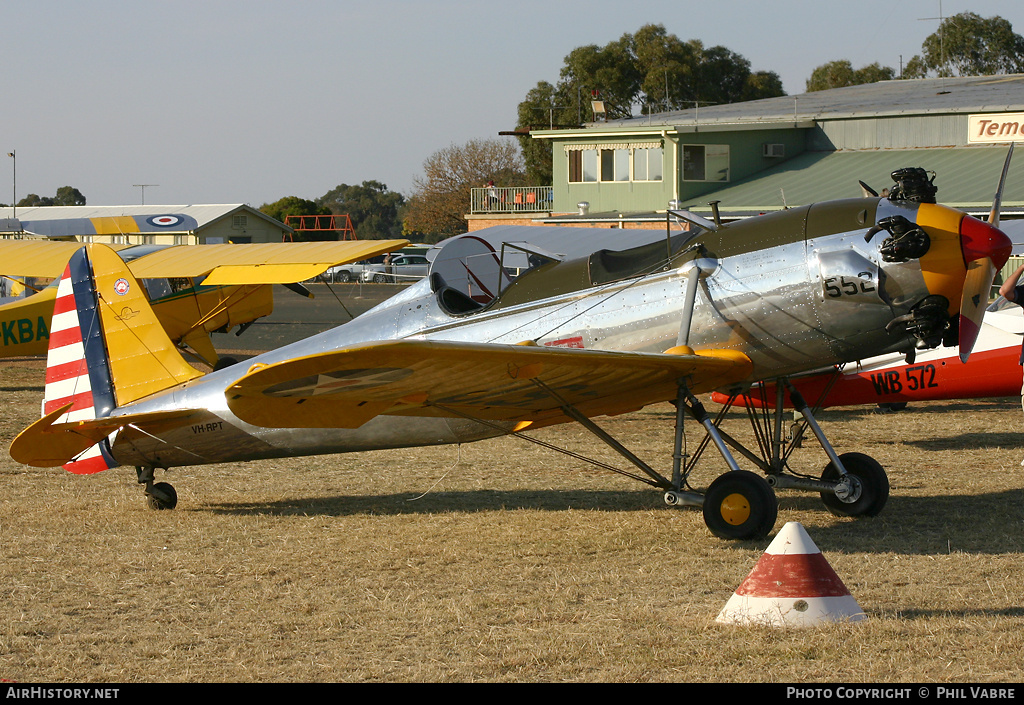 Aircraft Photo of VH-RPT / 552 | Ryan PT-22 Recruit (ST3KR) | USA - Air Force | AirHistory.net #40488