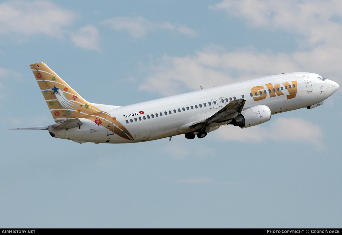 Aircraft Photo of TC-SKG | Boeing 737-4Q8 | Sky Airlines | AirHistory.net #40529