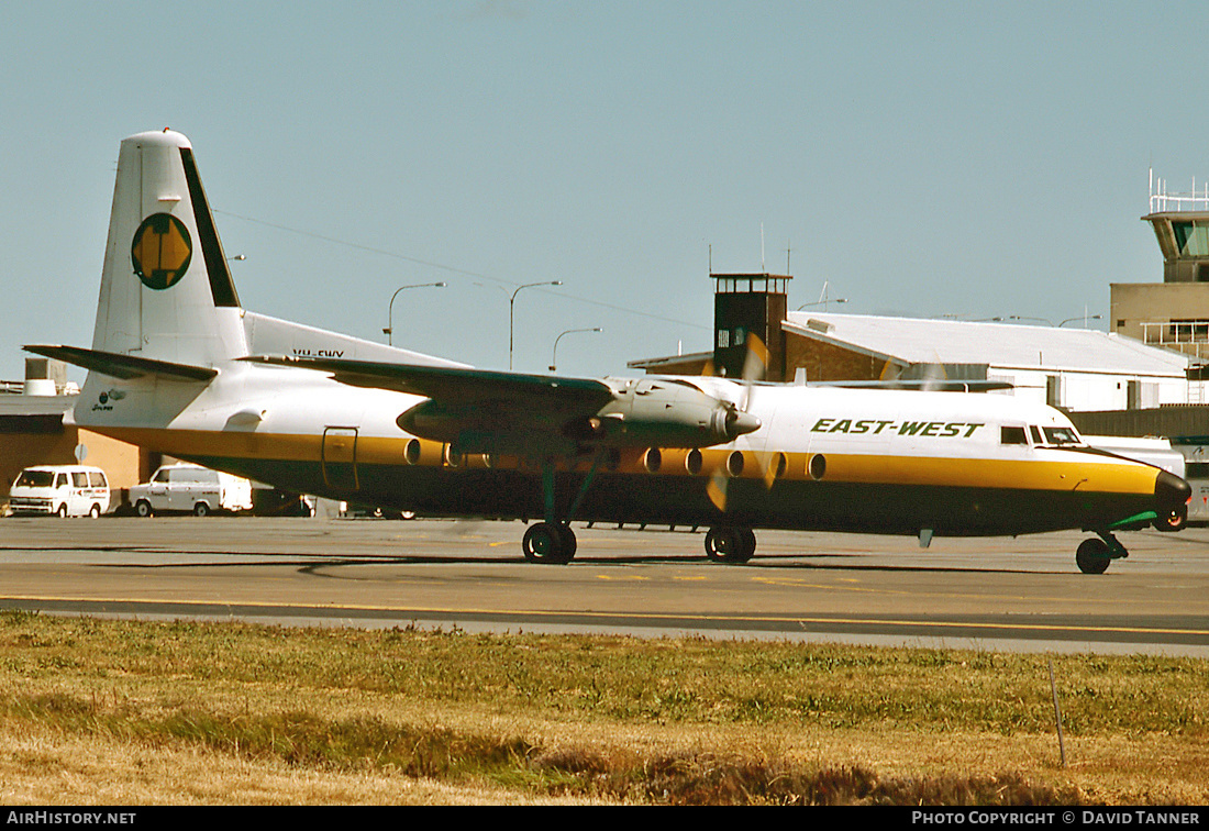 Aircraft Photo of VH-EWY | Fokker F27-500F Friendship | East-West Airlines | AirHistory.net #40546