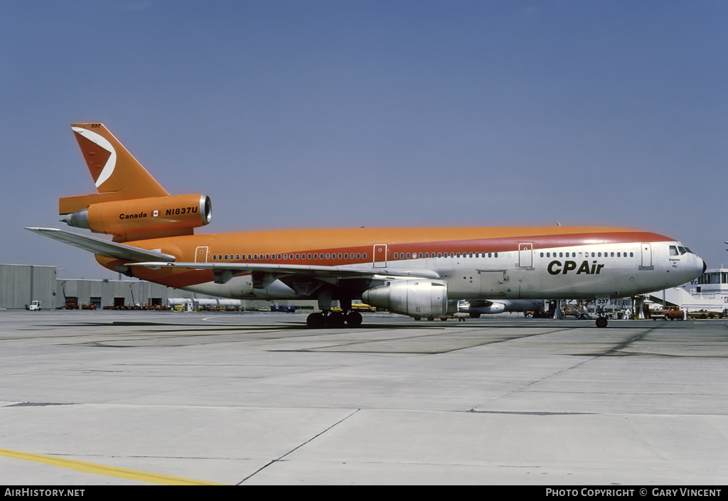 Aircraft Photo of N1837U | McDonnell Douglas DC-10-10 | CP Air | AirHistory.net #40590