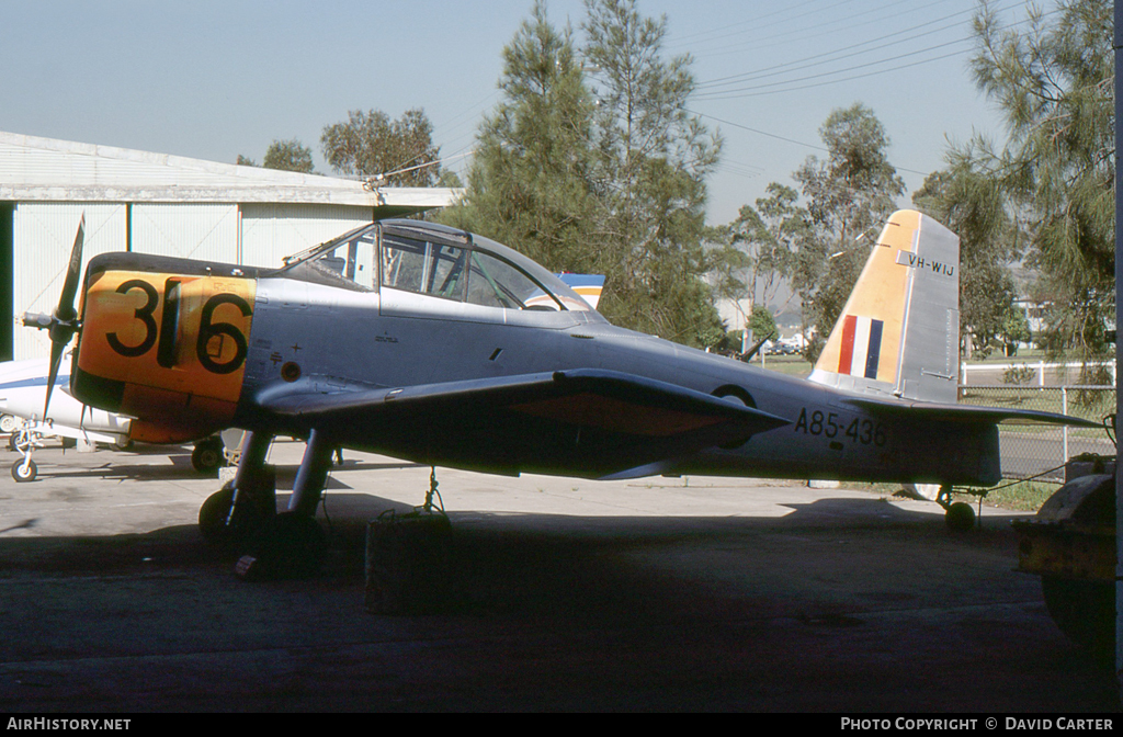 Aircraft Photo of VH-WIJ / A85-436 | Commonwealth CA-25 Winjeel | Australia - Air Force | AirHistory.net #40605