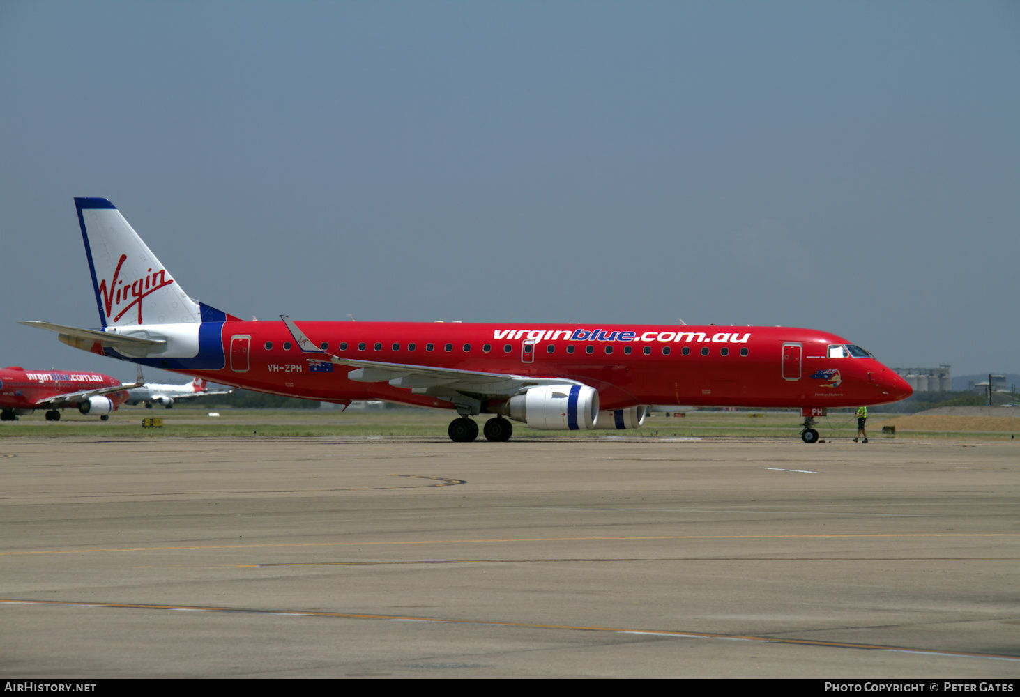 Aircraft Photo of VH-ZPH | Embraer 190AR (ERJ-190-100IGW) | Virgin Blue Airlines | AirHistory.net #40609