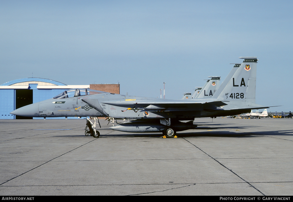 Aircraft Photo of 74-0128 / AF7-4128 | McDonnell Douglas F-15A Eagle | USA - Air Force | AirHistory.net #40610
