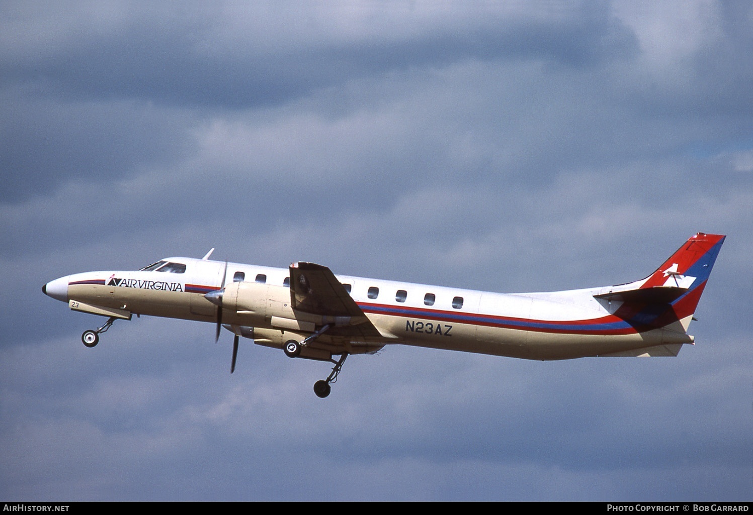 Aircraft Photo of N23AZ | Swearingen SA-226TC Metro II | Air Virginia | AirHistory.net #40615
