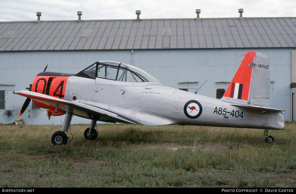 Aircraft Photo of VH-WHZ / A85-404 | Commonwealth CA-25 Winjeel | Australia - Air Force | AirHistory.net #40635