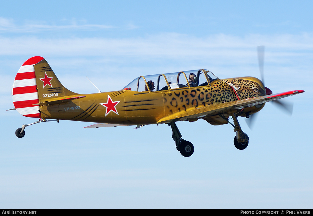 Aircraft Photo of VH-WKO | Yakovlev Yak-52TW | Soviet Union - Air Force | AirHistory.net #40646