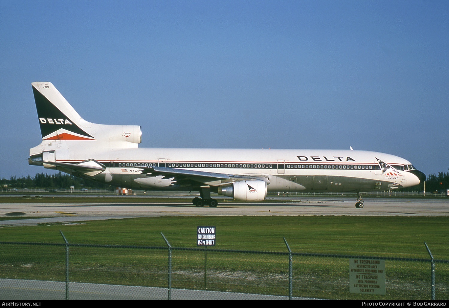 Aircraft Photo of N703DA | Lockheed L-1011-385-1 TriStar 1 | Delta Air Lines | AirHistory.net #40650