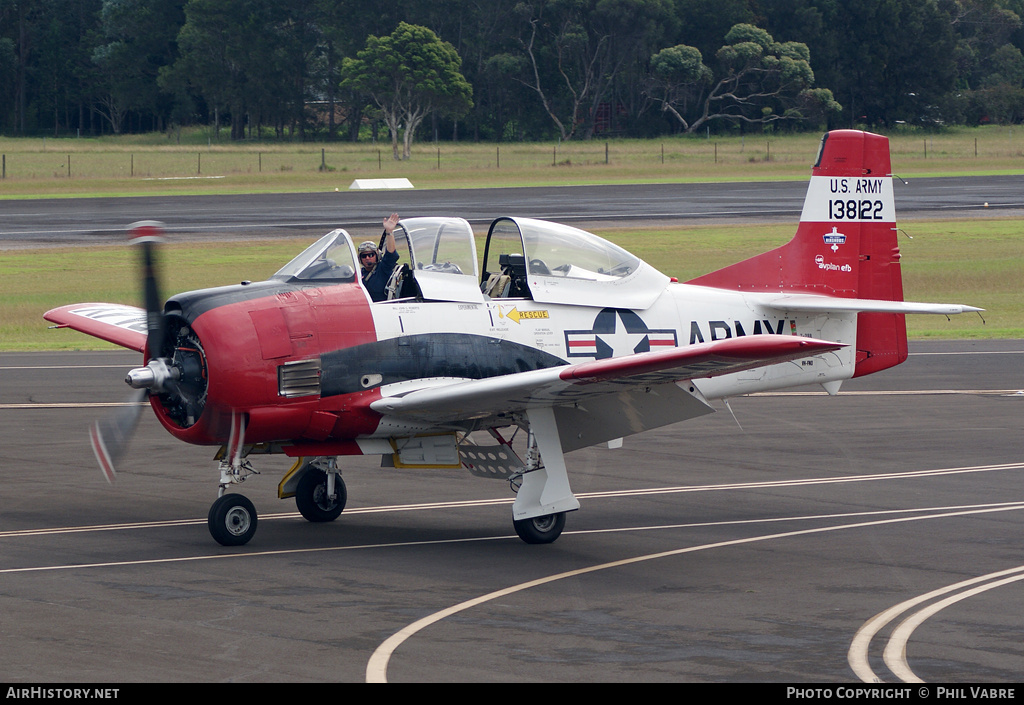 Aircraft Photo of VH-FNO / 138122 | North American T-28B Trojan | USA - Army | AirHistory.net #40663