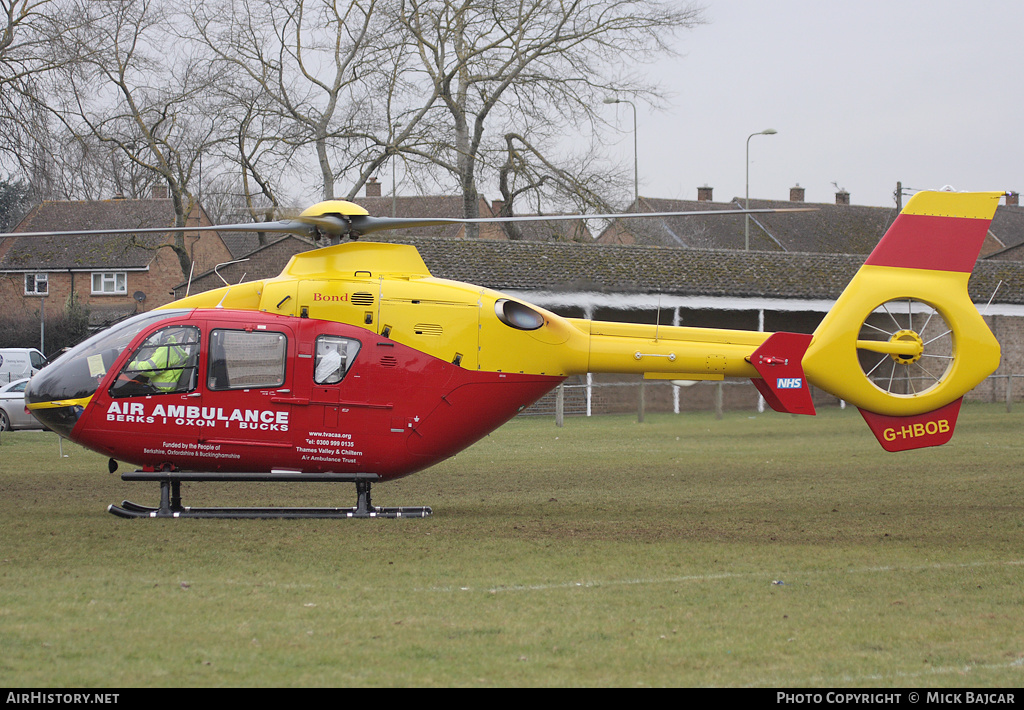 Aircraft Photo of G-HBOB | Eurocopter EC-135T-2+ | Air Ambulance Berks-Oxon-Bucks | AirHistory.net #40679