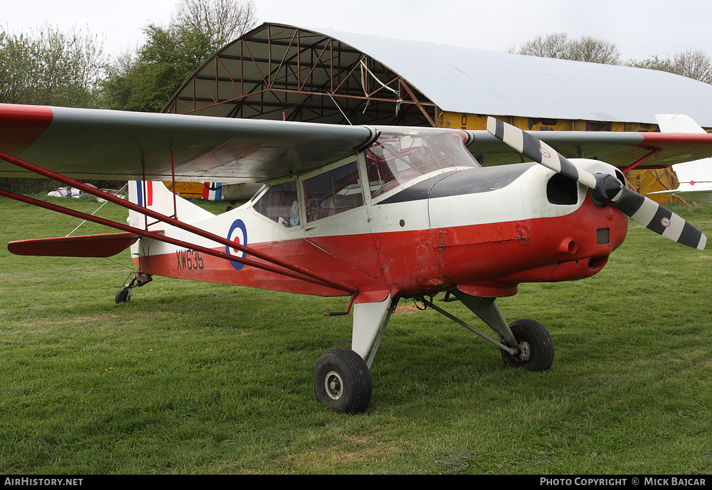 Aircraft Photo of G-AWSW / XW635 | Beagle D-5/180 Husky | UK - Air Force | AirHistory.net #40690