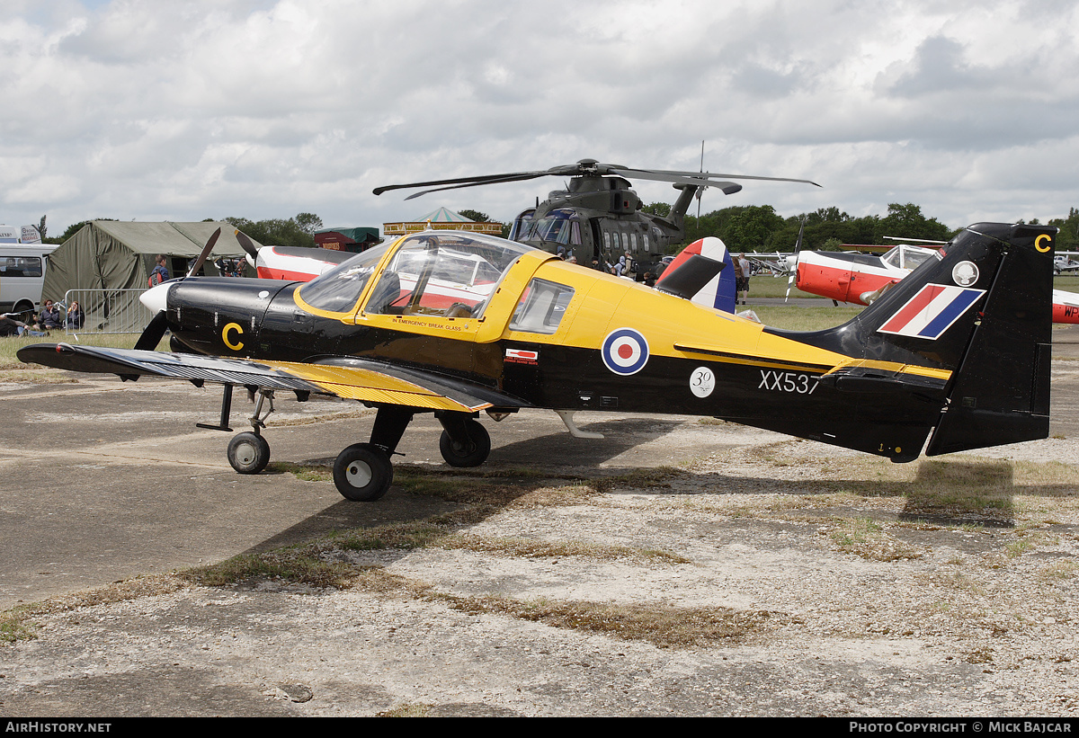 Aircraft Photo of G-CBCB / XX537 | Scottish Aviation Bulldog 120/121 | UK - Air Force | AirHistory.net #40691
