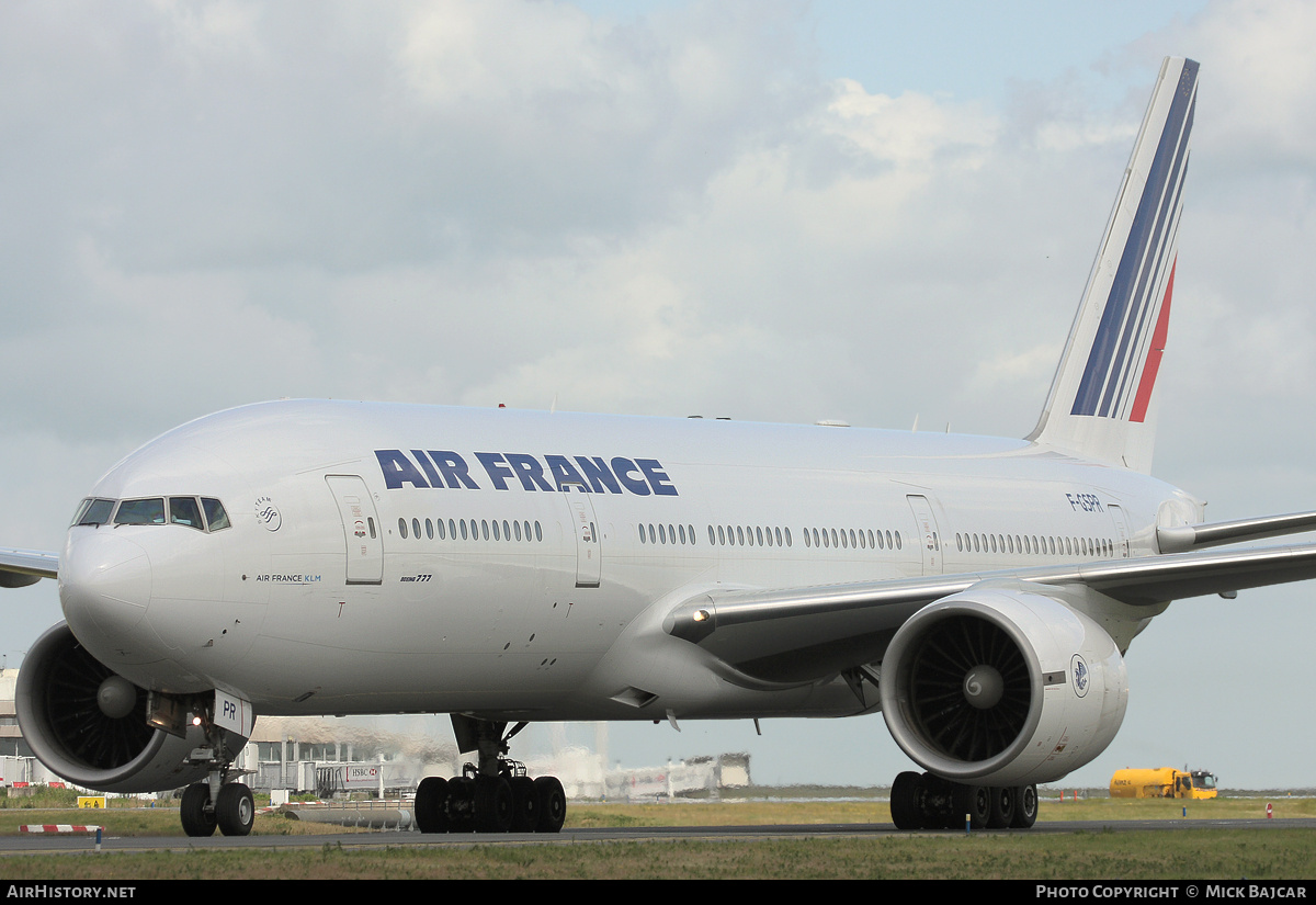 Aircraft Photo of F-GSPR | Boeing 777-228/ER | Air France | AirHistory.net #40692