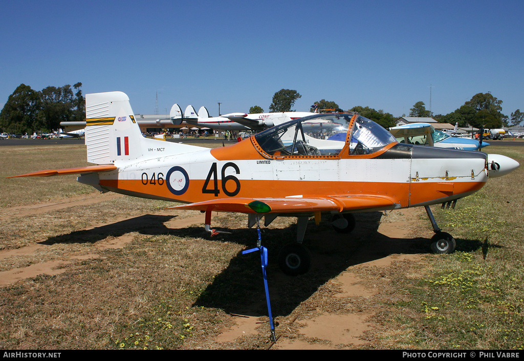 Aircraft Photo of VH-MCT | New Zealand CT-4A Airtrainer | AirHistory.net #40701