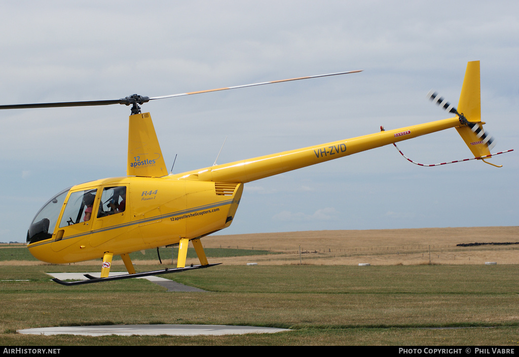 Aircraft Photo of VH-ZVD | Robinson R-44 Raven | 12 Apostles Helicopters | AirHistory.net #40736