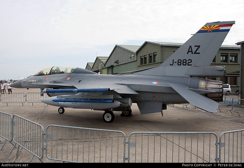 Aircraft Photo of J-882 | General Dynamics F-16BM Fighting Falcon | Netherlands - Air Force | AirHistory.net #40772