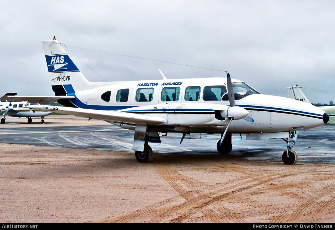 Aircraft Photo of VH-DVR | Piper PA-31-350 Navajo Chieftain | Hazelton Airlines | AirHistory.net #40778