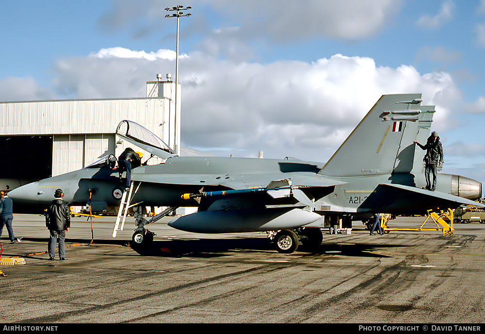 Aircraft Photo of A21-3 | McDonnell Douglas F/A-18A Hornet | Australia - Air Force | AirHistory.net #40787