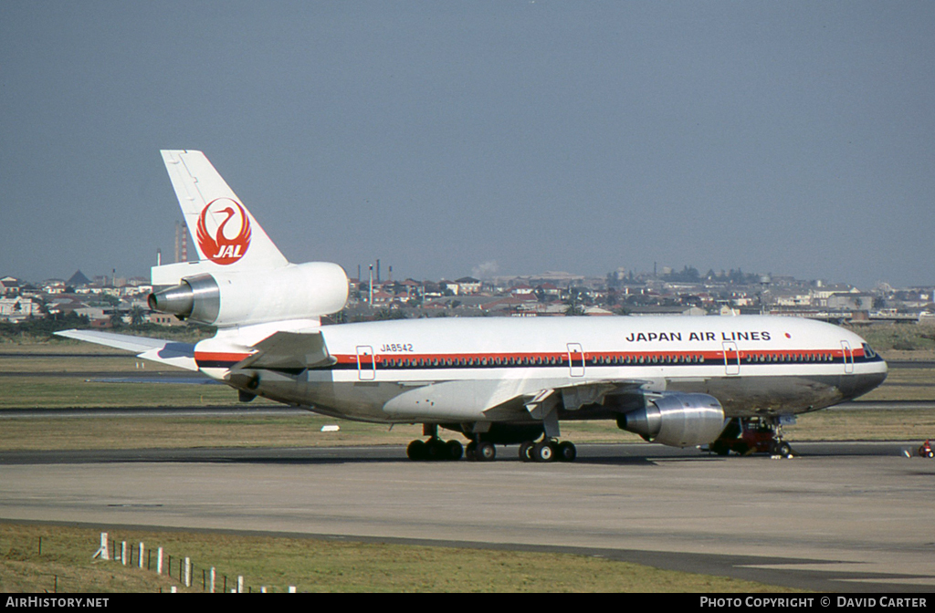 Aircraft Photo of JA8542 | McDonnell Douglas DC-10-40 | Japan Air Lines - JAL | AirHistory.net #40822