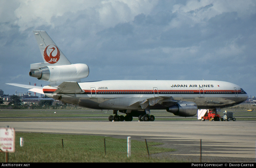 Aircraft Photo of JA8538 | McDonnell Douglas DC-10-40 | Japan Air Lines - JAL | AirHistory.net #40823