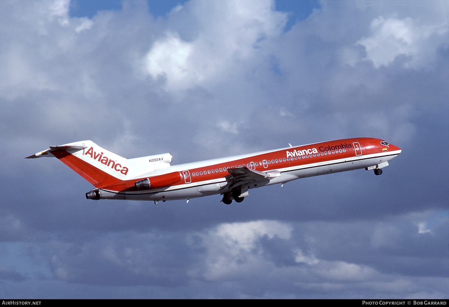 Aircraft Photo of N202AV | Boeing 727-2Q9/Adv | Avianca | AirHistory.net #40826