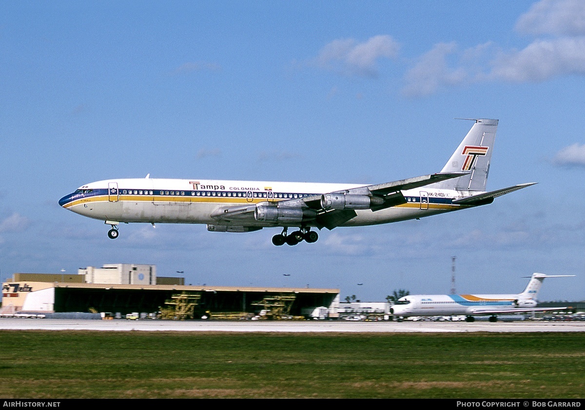 Aircraft Photo of HK-2401-X | Boeing 707-373C | TAMPA - Transportes Aéreos Mercantiles Panamericanos | AirHistory.net #40835
