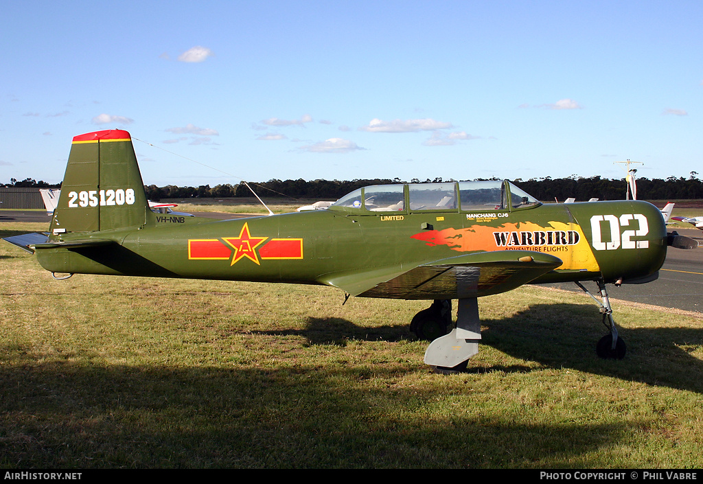 Aircraft Photo of VH-NNB / 2951208 | Nanchang CJ-6 | China - Air Force | AirHistory.net #40851