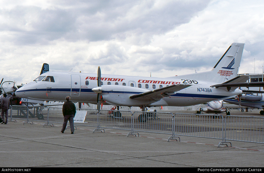 Aircraft Photo of N743BA | Saab-Fairchild SF-340A | Piedmont Commuter | AirHistory.net #40853