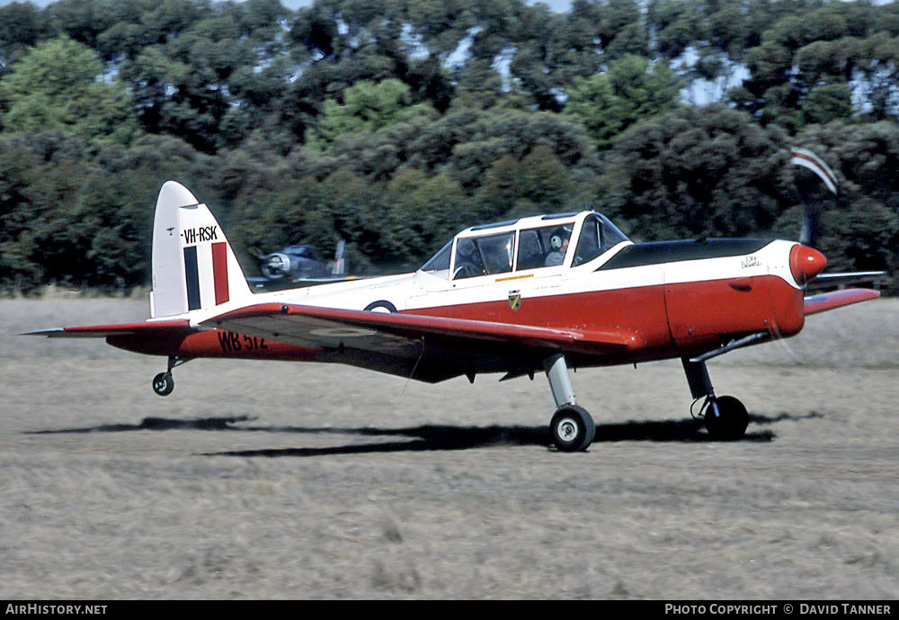 Aircraft Photo of VH-RSK / WB572 | De Havilland DHC-1 Chipmunk Mk22 | UK - Air Force | AirHistory.net