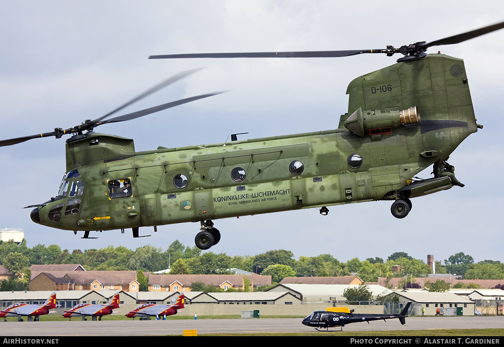 Aircraft Photo of D-106 | Boeing CH-47D Chinook (414) | Netherlands - Air Force | AirHistory.net #40860