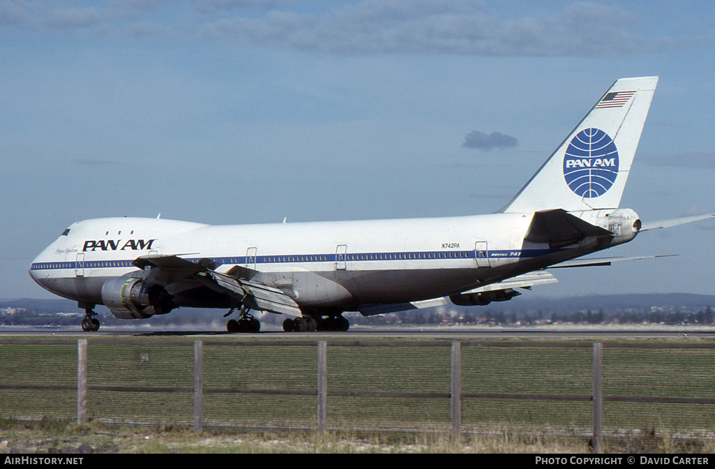 Aircraft Photo of N742PA | Boeing 747-121 | Pan American World Airways - Pan Am | AirHistory.net #40876