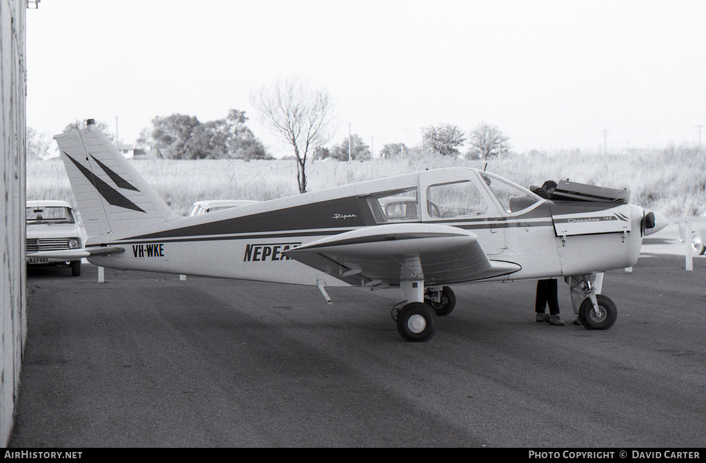 Aircraft Photo of VH-WKE | Piper PA-28-140 Cherokee | Nepean Flying School | AirHistory.net #40881