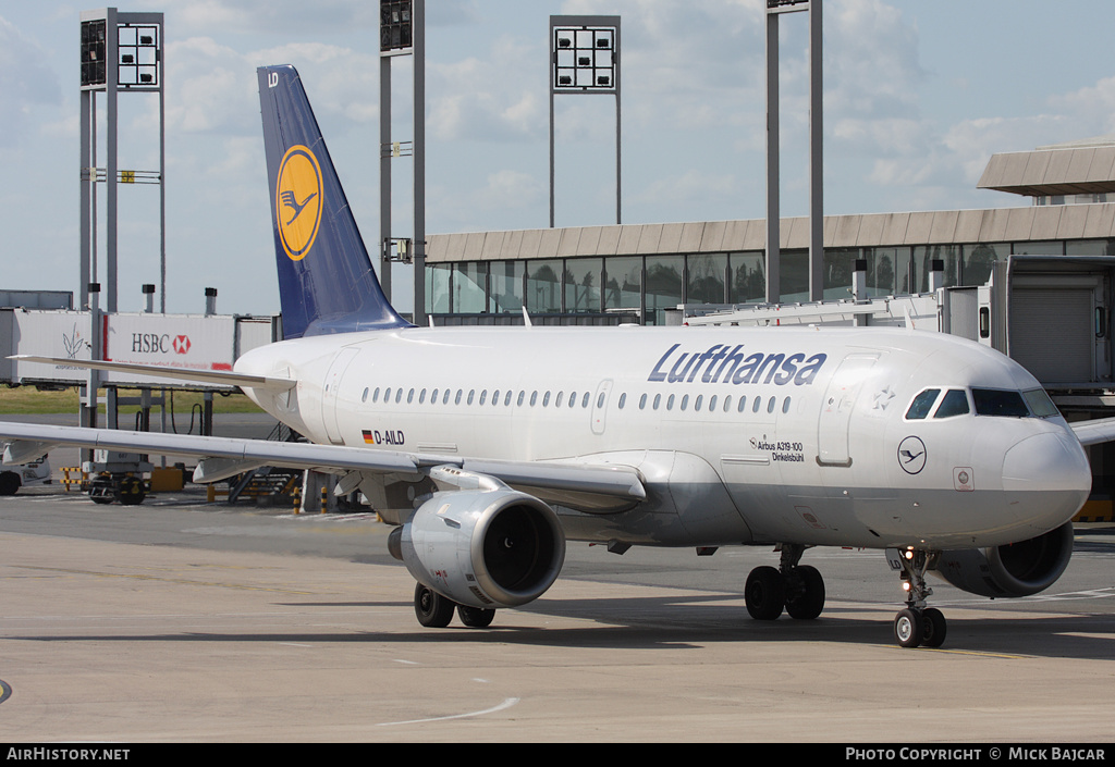 Aircraft Photo of D-AILD | Airbus A319-114 | Lufthansa | AirHistory.net #40903