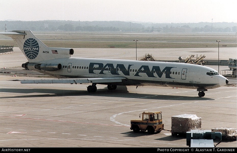 Aircraft Photo of N4734 | Boeing 727-235 | Pan American World Airways - Pan Am | AirHistory.net #40924