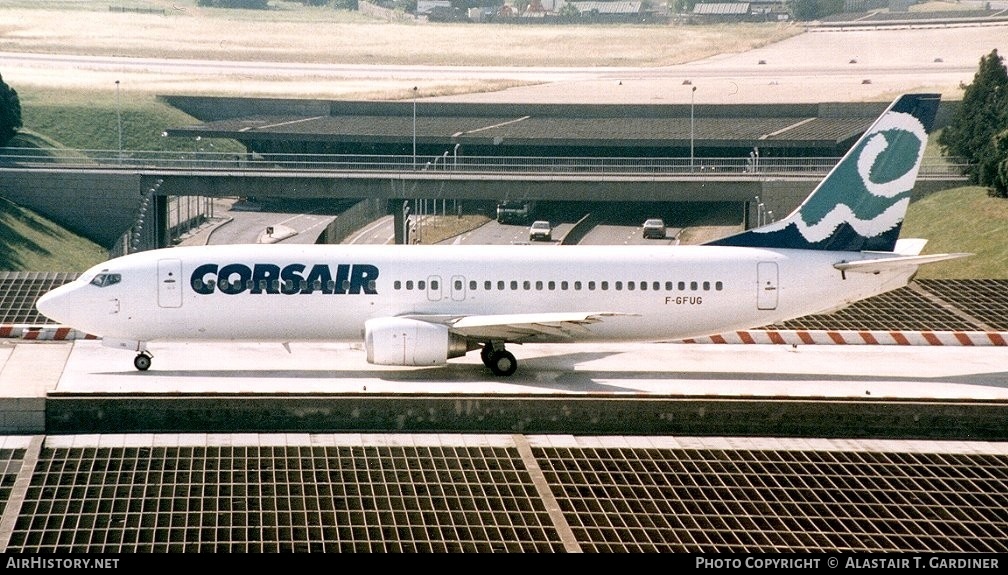 Aircraft Photo of F-GFUG | Boeing 737-4B3 | Corsair | AirHistory.net #40925