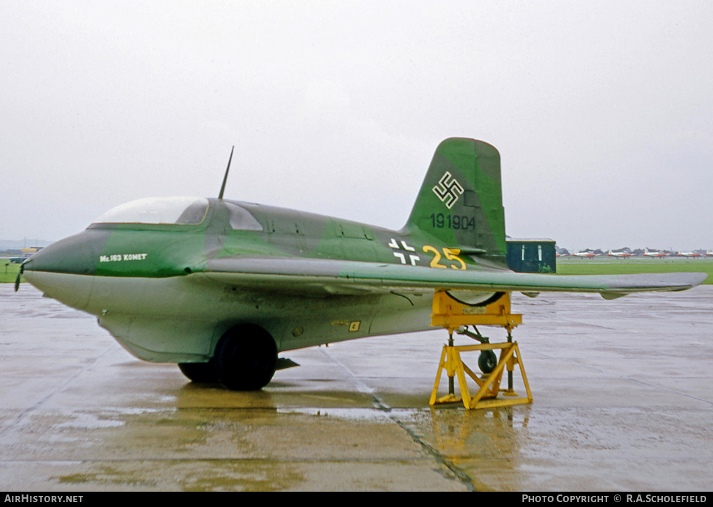 Aircraft Photo of 191904 | Messerschmitt Me-163B-1A Komet | Germany - Air Force | AirHistory.net #40954