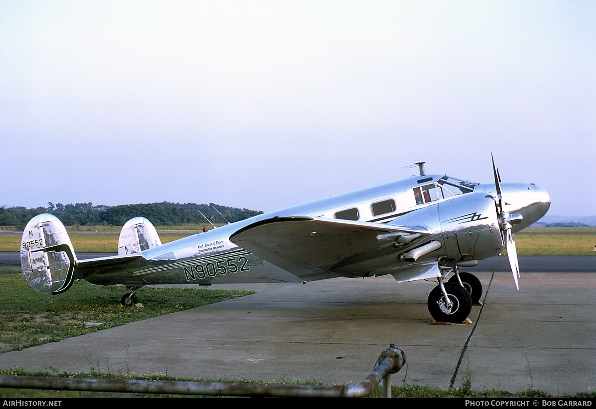 Aircraft Photo of N90552 | Beech D18S | AirHistory.net #40967