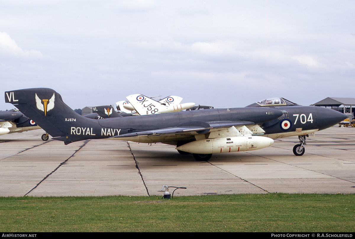 Aircraft Photo of XJ574 | De Havilland D.H. 110 Sea Vixen FAW2 | UK - Navy | AirHistory.net #40975
