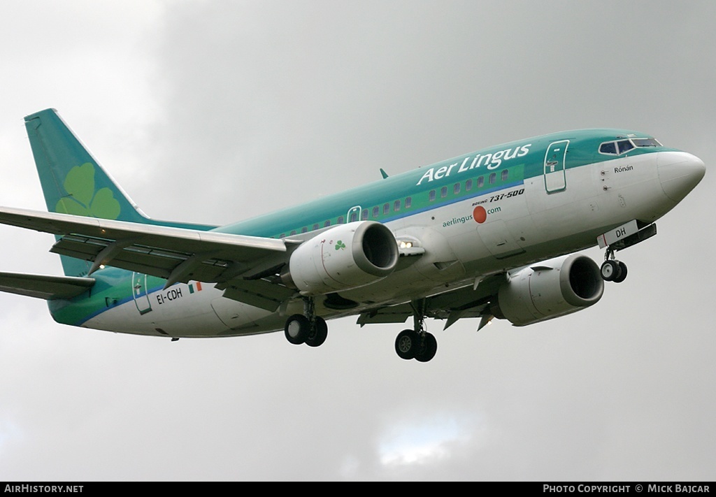 Aircraft Photo of EI-CDH | Boeing 737-548 | Aer Lingus | AirHistory.net #40985