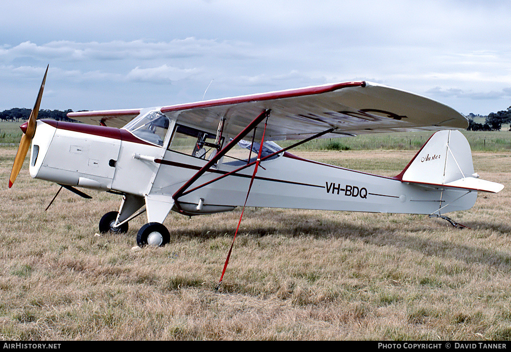 Aircraft Photo of VH-BDQ | Auster J-1 Autocrat | AirHistory.net