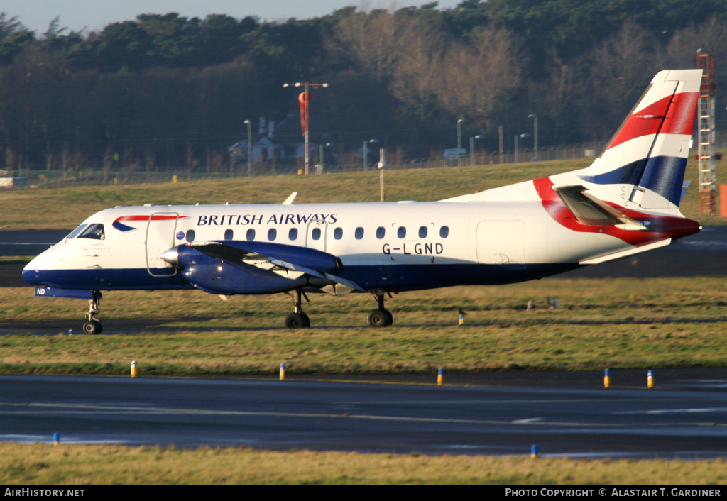 Aircraft Photo of G-LGND | Saab 340B | British Airways | AirHistory.net #40997