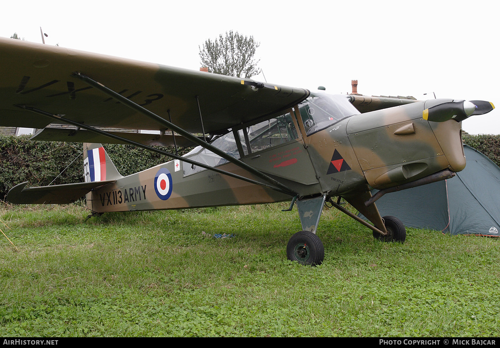 Aircraft Photo of G-ARNO / VX113 | Beagle A-61 Terrier 1/Auster AOP6 | UK - Army | AirHistory.net #41019